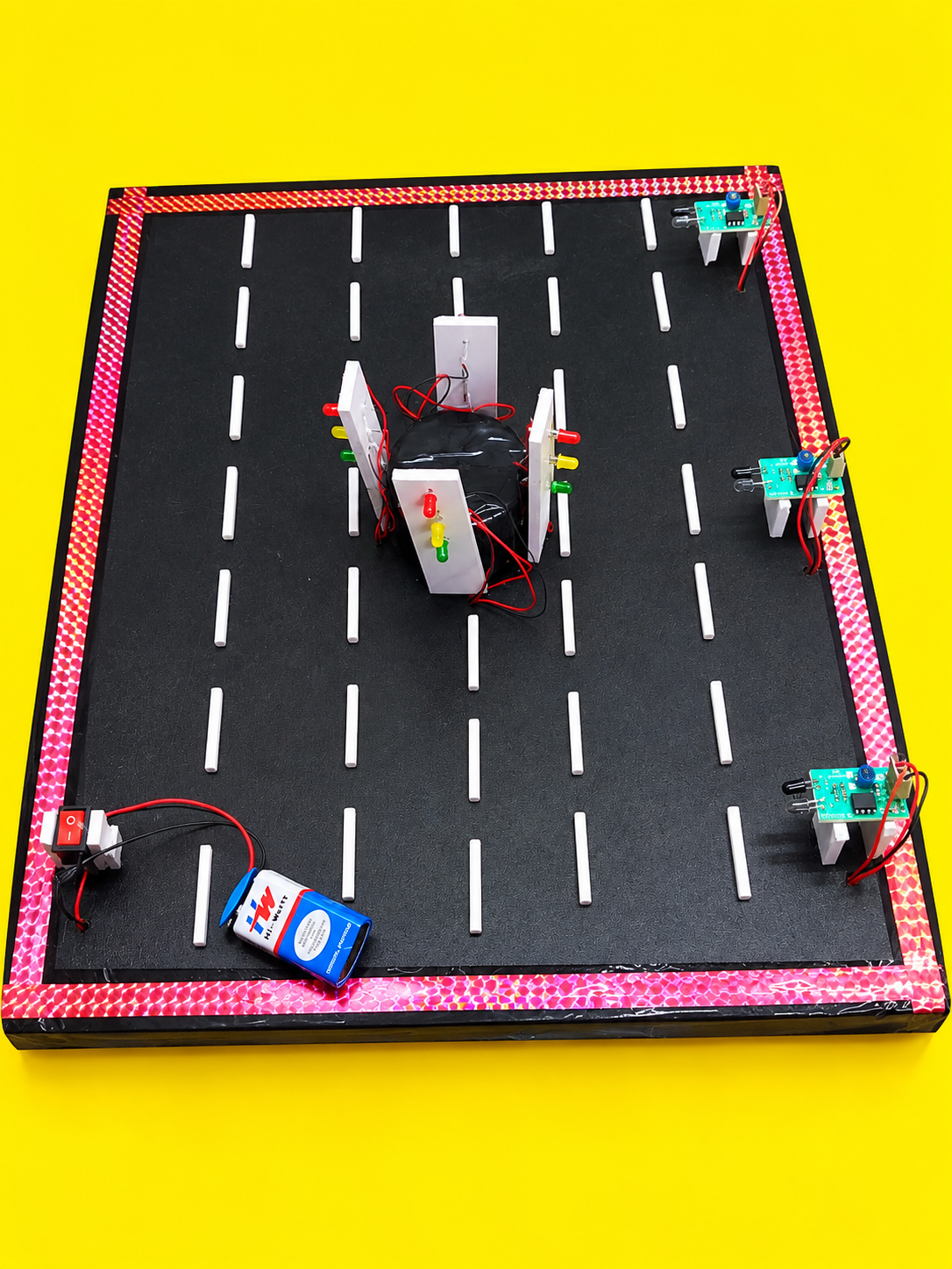 Automatic Traffic Light Control System Using IR Sensors