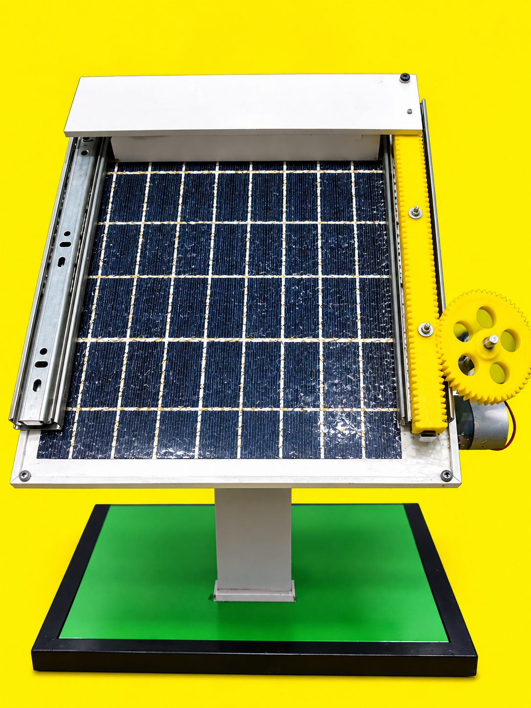 Automatic Solar Panel Cleaning System Using Rack & Pinion Mechanism