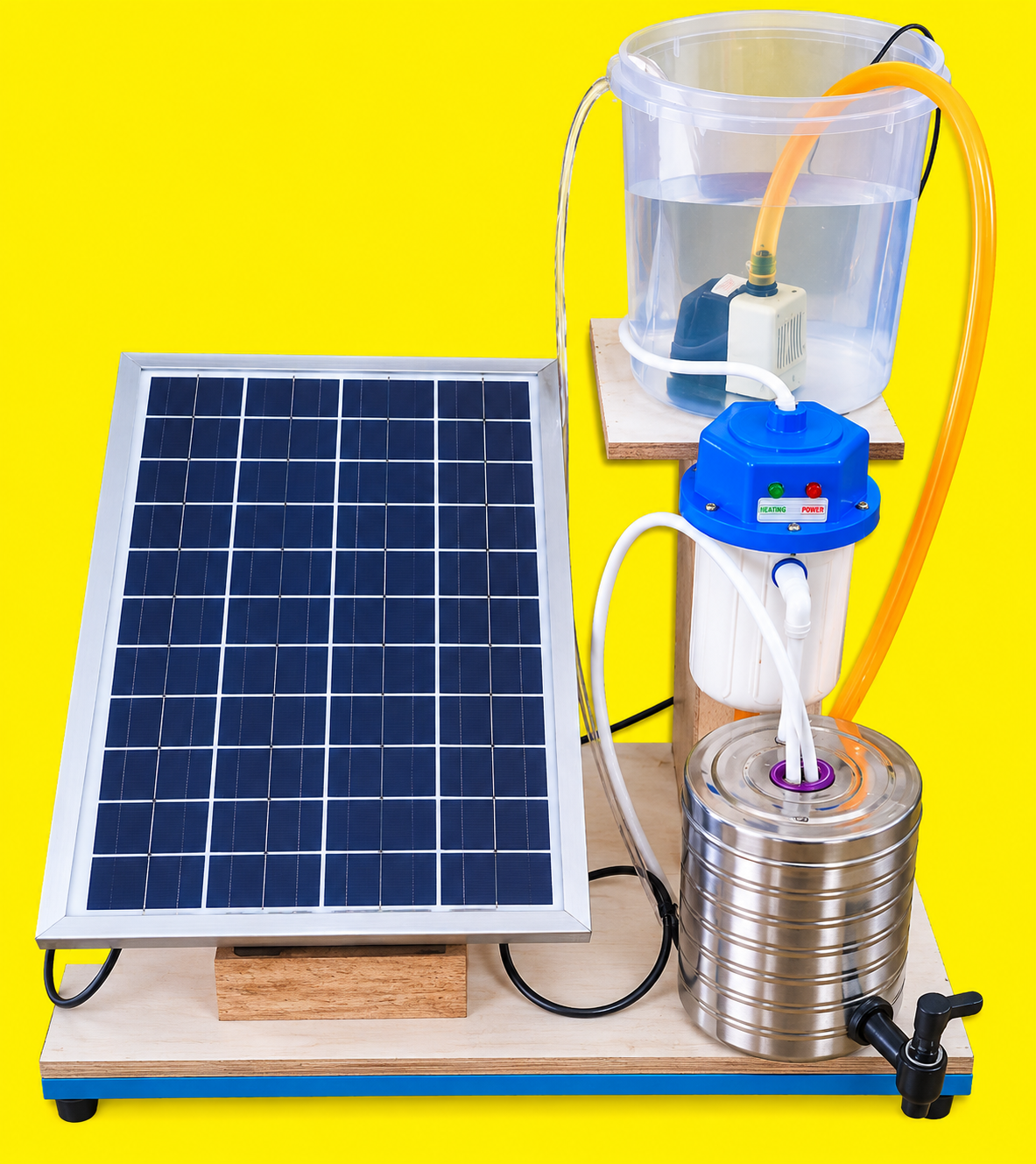 Solar-Powered Water Purification and Filtration System